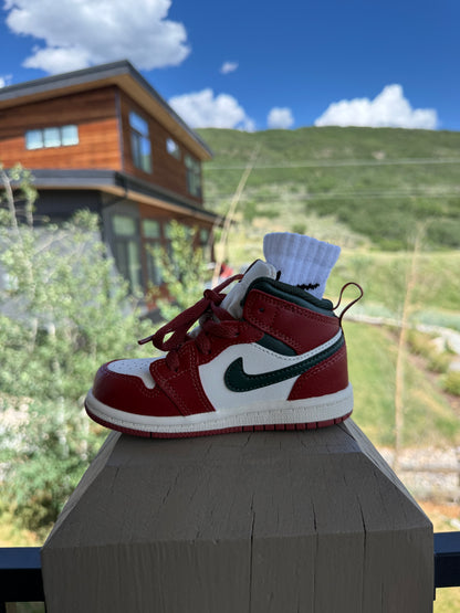 Jordan 1 Retro Mid [Redstone Midnight Green] Standing Sneaker Putter Cover