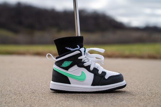 Jordan 1 Mid [GREEN GLOW] Standing Sneaker Putter Cover