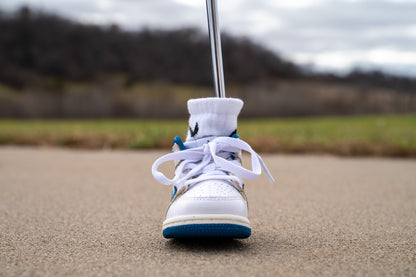 Jordan 1 Mid SE [INDUSTRIAL BLUE SAIL] Standing Sneaker Putter Cover