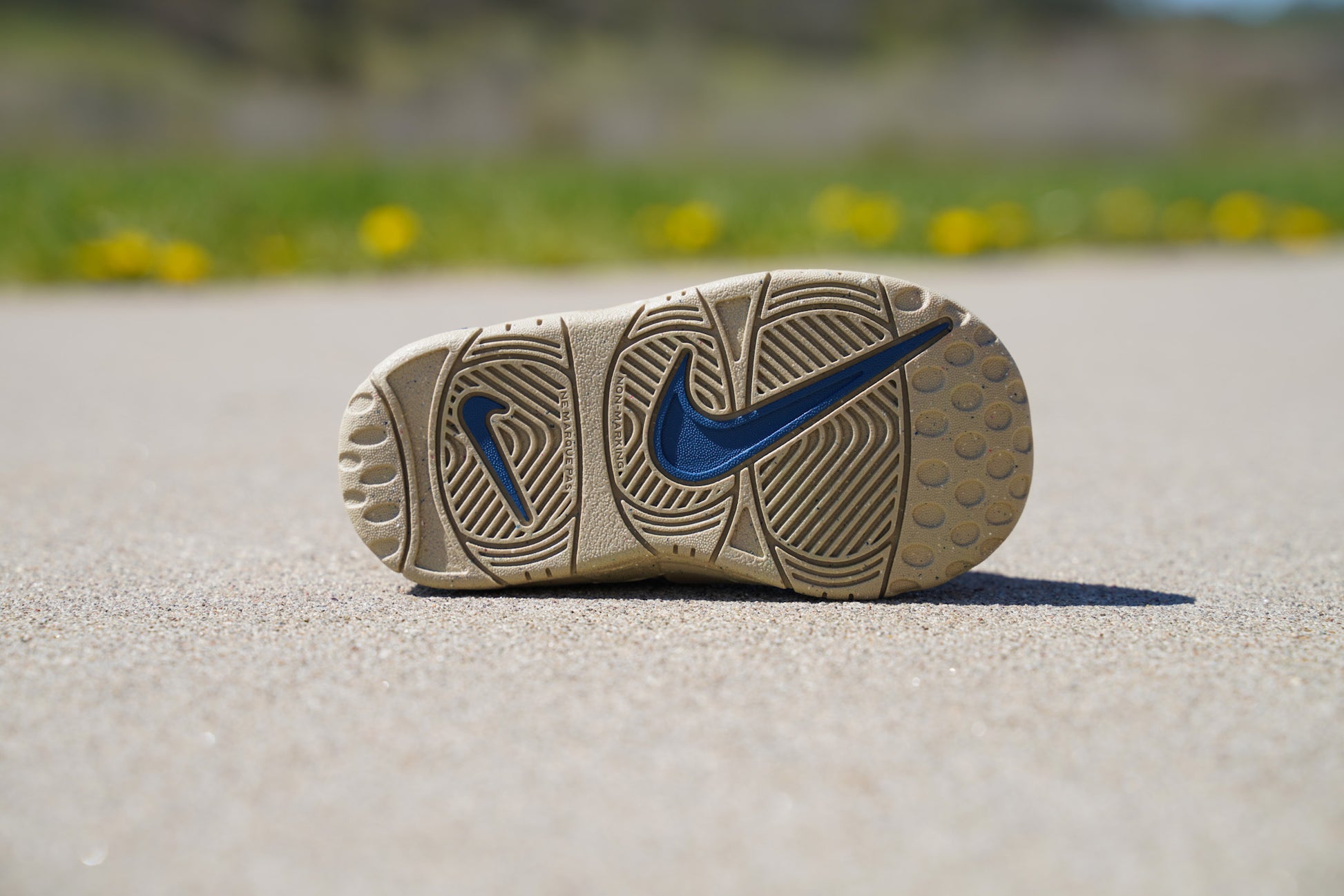 Nike Air More Uptempo [VALERIAN BLUE LIMESTONE] Standing Sneaker Putter Cover - Bottom