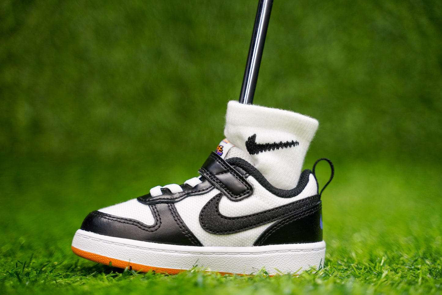 Nike Court Borough Low 2 SE3 [PSYCHIC PURPLE BLACK] Standing Sneaker Putter Cover - Left