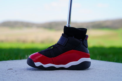 Jordan 6 Rings [GYM RED BLACK] Standing Sneaker Putter Cover - Left