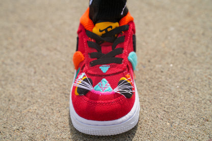 Nike Air Force 1 [CHINESE NEW YEAR] Standing Sneaker Putter Cover - Close Up