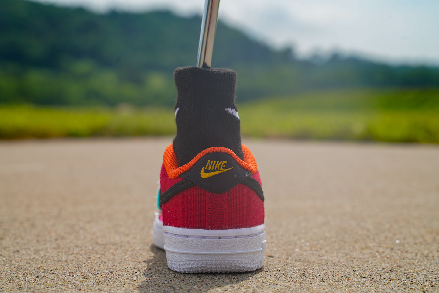 Nike Air Force 1 [CHINESE NEW YEAR] Standing Sneaker Putter Cover - Back