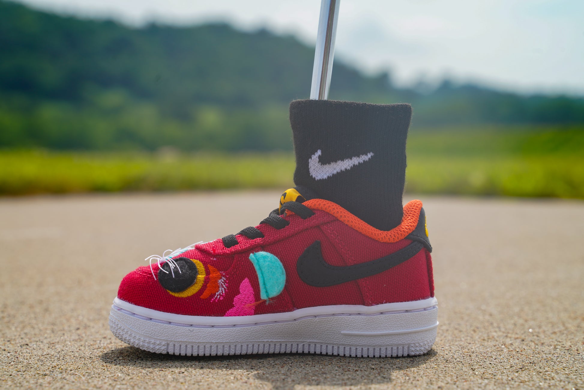 Nike Air Force 1 [CHINESE NEW YEAR] Standing Sneaker Putter Cover - Left