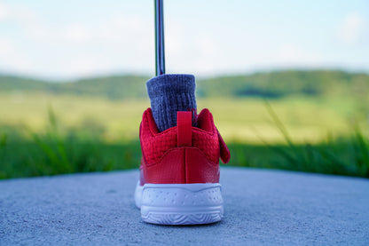 Jordan Max Aura 3 [UNIVERSITY RED] Standing Sneaker Putter Cover - Back