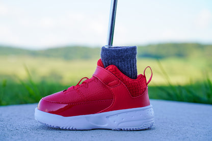 Jordan Max Aura 3 [UNIVERSITY RED] Standing Sneaker Putter Cover - Left