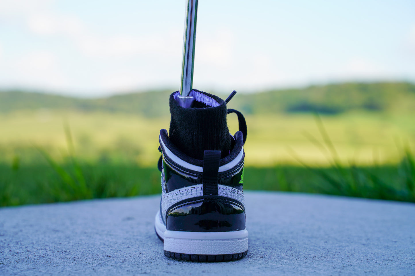 Jordan 1 Mid SE [DIY] Standing Sneaker Putter Cover - Back