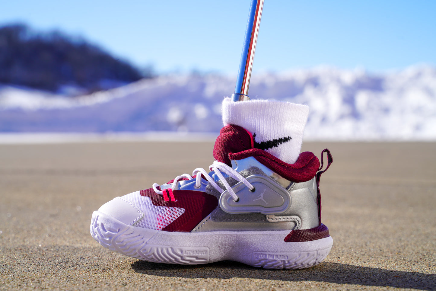 Jordan Zion 1 [MARION] Standing Sneaker Putter Cover - Left