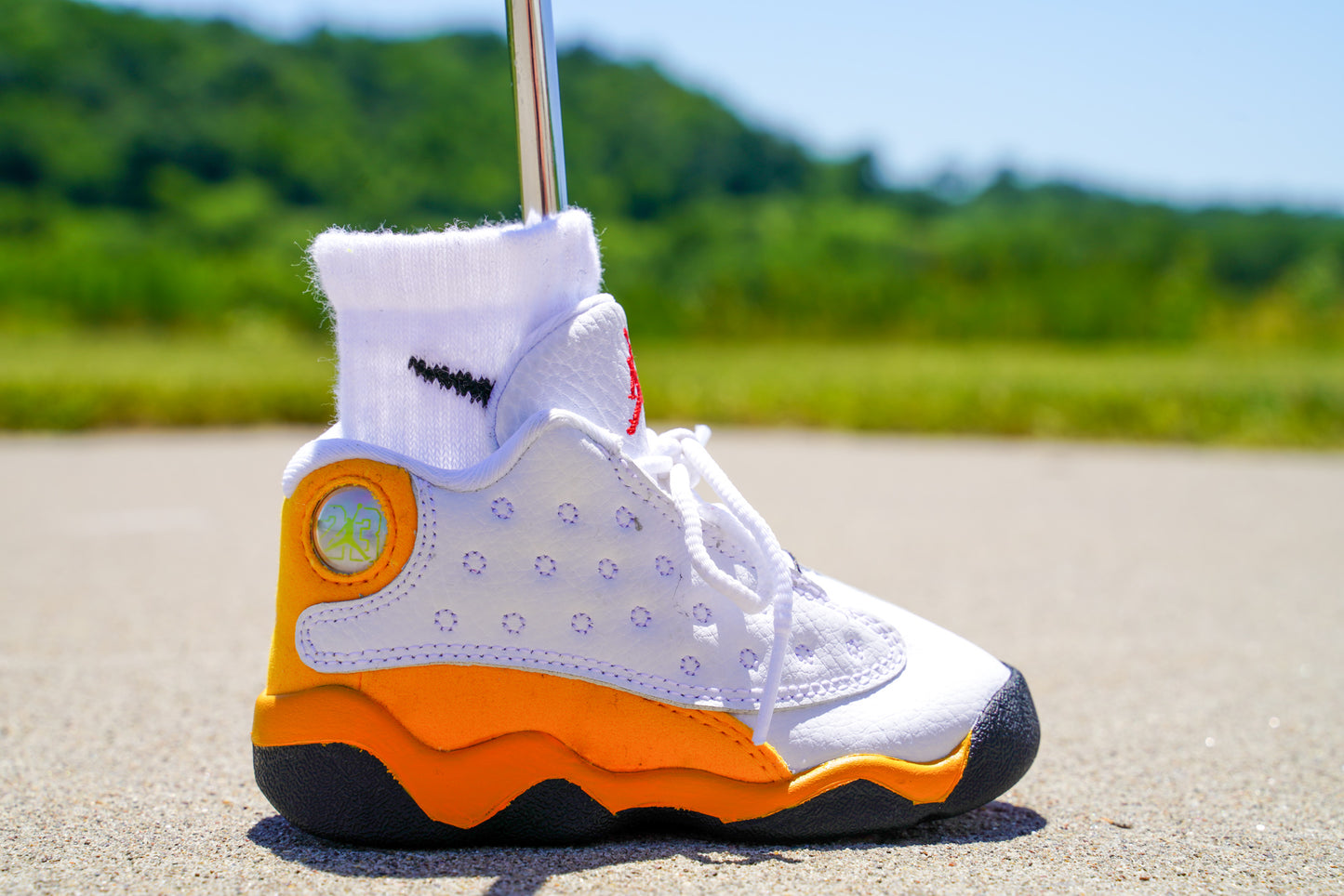Jordan 13 Retro [DEL SOL] Standing Sneaker Putter Cover - Right