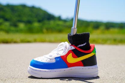 Nike Air Force 1 LV8 QS [NIKE x UNO] Standing Sneaker Putter Cover - Left
