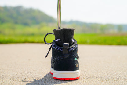Jordan 1 Mid SE [SIEMPRE FAMILIA] Standing Sneaker Putter Cover - Back